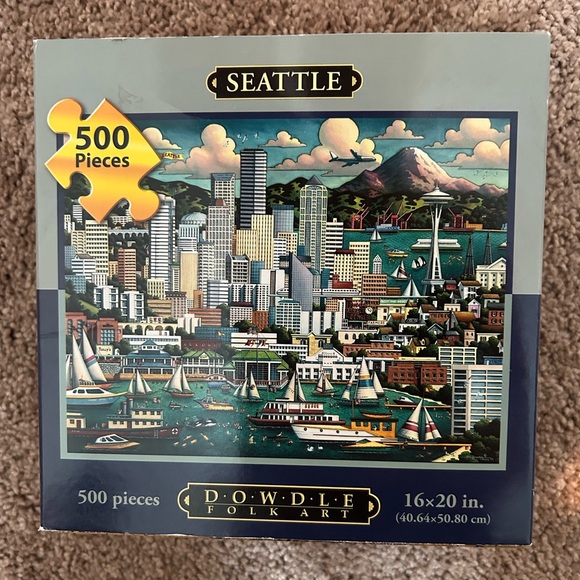 Seattle 500 Piece Puzzle - Picture 1 of 1